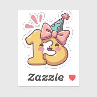 Sticker du 13e anniversaire