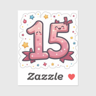 Sticker du 15e anniversaire