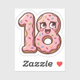 Sticker du 18e anniversaire
