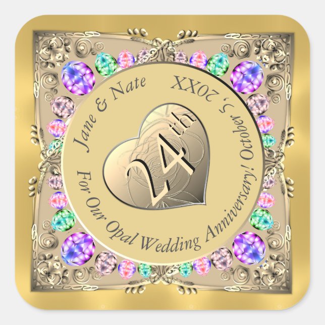 Sticker du 24e anniversaire Opal (Devant)