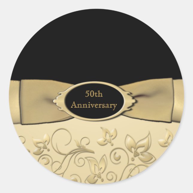 Sticker du 50e anniversaire du Mariage (Devant)