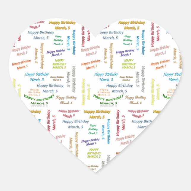 Sticker du 5 mars (Devant)