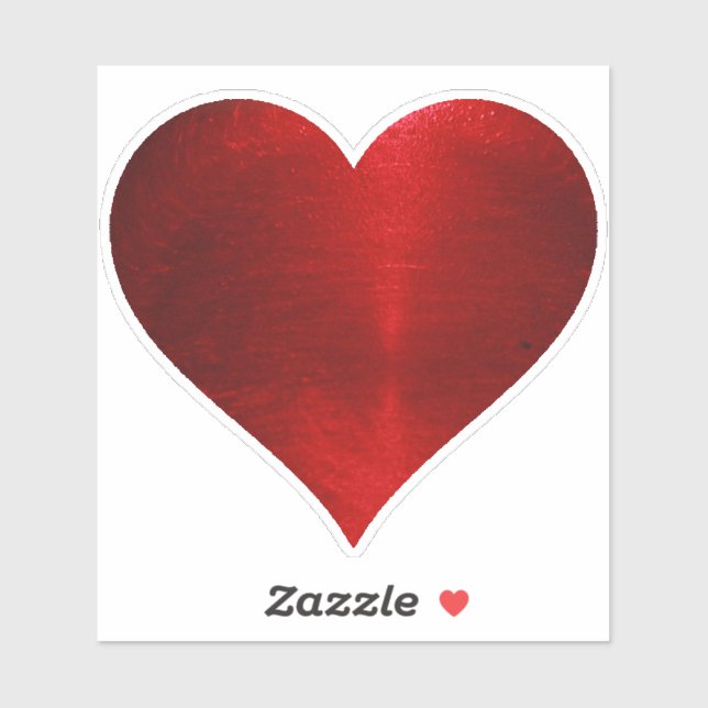 STICKER DU COEUR ROUGE (Feuille)