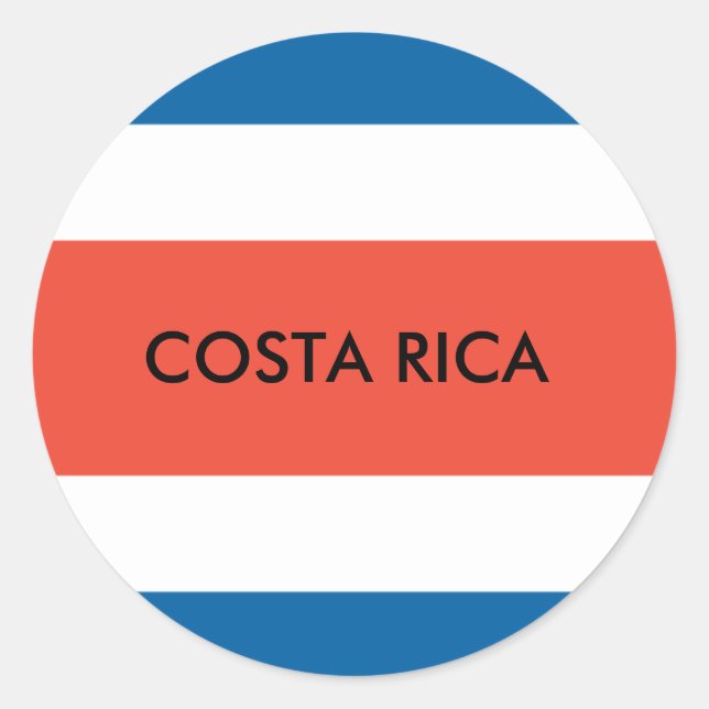 Sticker du Costa Rica (Devant)