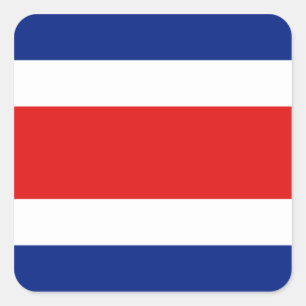 Sticker du drapeau du Costa Rica