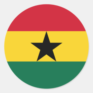 Sticker du drapeau du Ghana