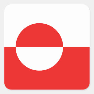 Sticker du drapeau du Groenland