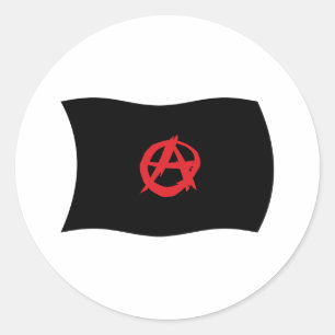 Sticker du drapeau du mouvement anarchiste