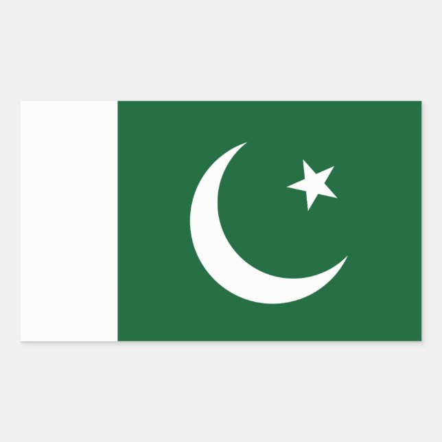 Sticker du drapeau pakistanais (Devant)