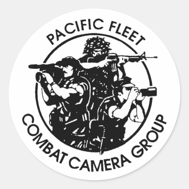 Sticker du Groupe Caméra de combat de la flotte du (Devant)