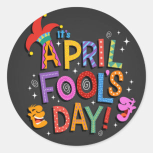 Sticker du jour des fous d'avril