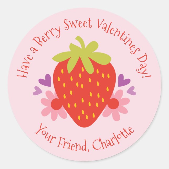 Sticker du Jour des petits enfants Valentines (Devant)