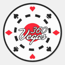 Sticker du logo 360 Vegas Chip