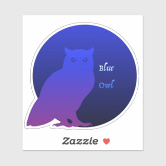 Sticker du logo de la Chouette bleue