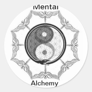 Sticker du logo de l'alchimie mentale