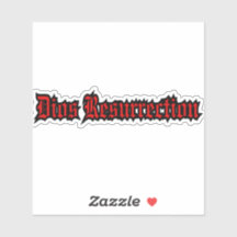 Sticker du logo de résurrection Dios