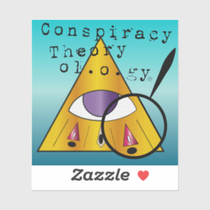 Sticker du logo de théoryologie du complot