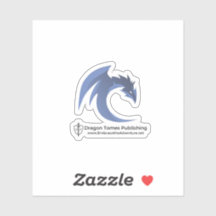 Sticker du logo du Dragon Bleu