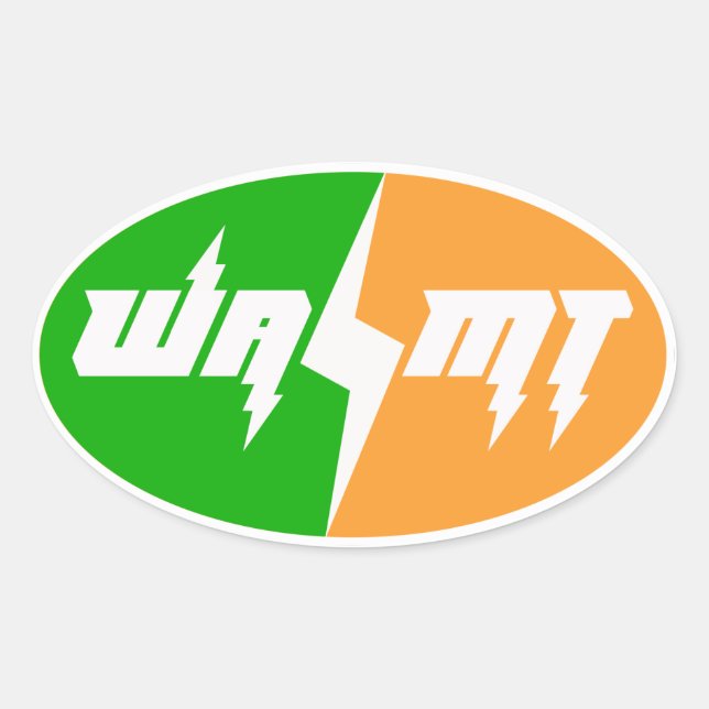 Sticker du logo Team WAMT Thunder (Devant)