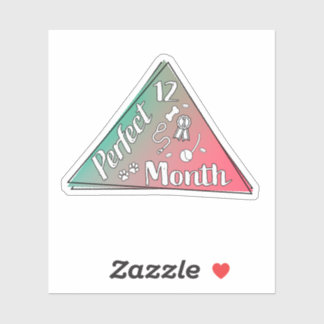 Sticker du mois parfait - Décembre