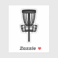 Sticker du panier de golf de disque