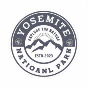 Sticker du parc national Yosemite
