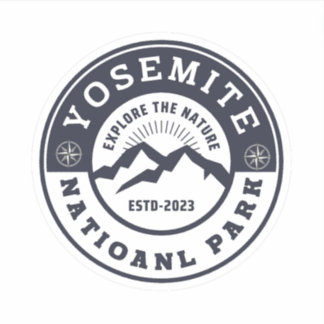 Sticker du parc national Yosemite