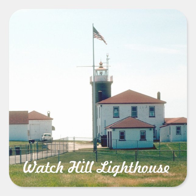 Sticker du phare de Watch Hill (Devant)
