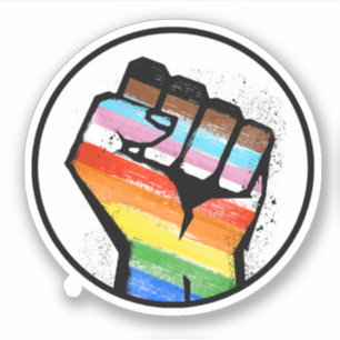 Sticker du premier cercle de la fierté d'avancemen