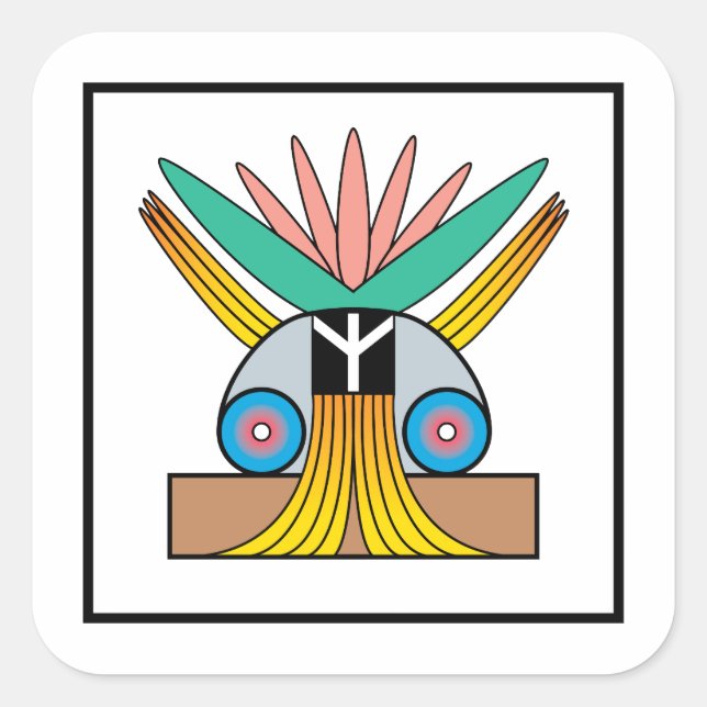 Sticker du symbole de paix de Salome (Devant)