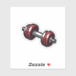 Sticker Dumbbell Motivation Gym - Parfait pour Fit