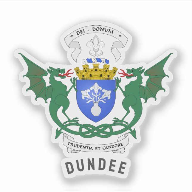 Sticker Dundee - Scotland - Coat of Arms (Devant)