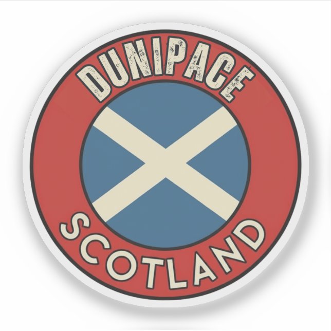 Sticker Dunipace, Écosse (Devant)