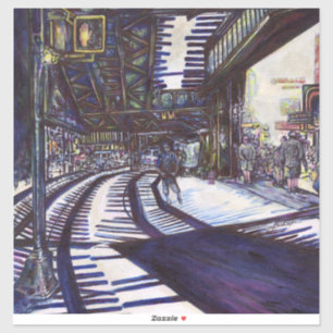 Sticker Dusting the Piano