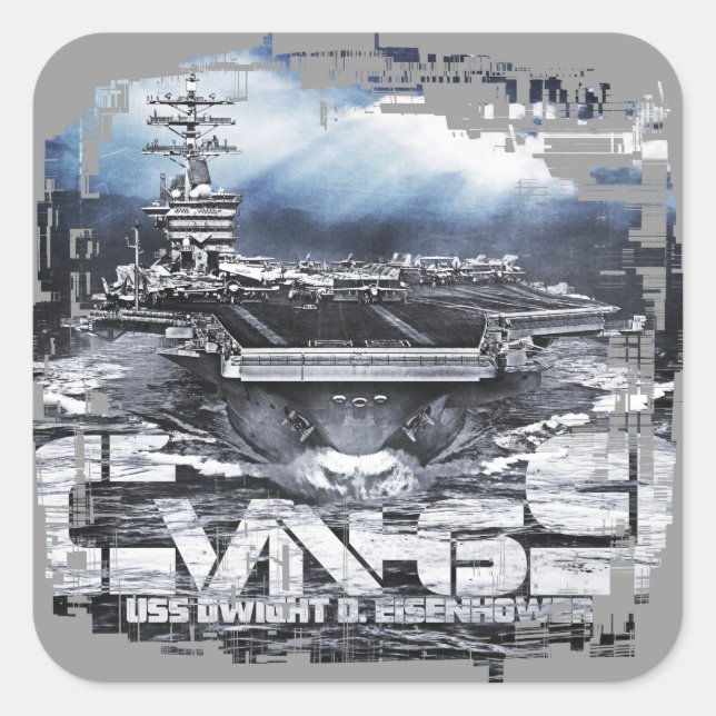 Sticker Dwight D. Eisenhower (Devant)