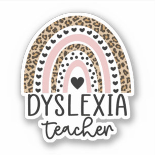 Sticker Dyslexie Mois de sensibilisation à la dyslexie des