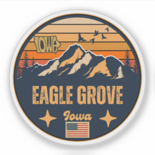 Sticker Eagle Grove, Iowa, États-Unis