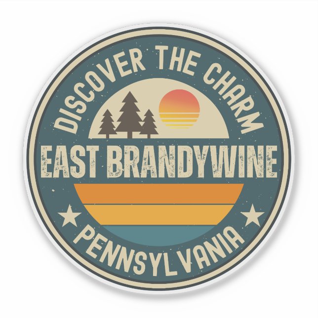 Sticker East Brandywine, Pennsylvanie (Devant)