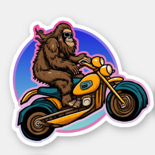 Sticker Easy Rider Motorcycle Daddy Sasquatch