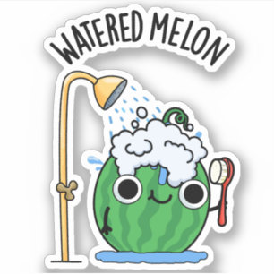 Sticker Eau Melon Funny Watermelon Pun