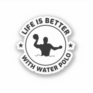 Sticker Eau Polo Sports Aquatiques