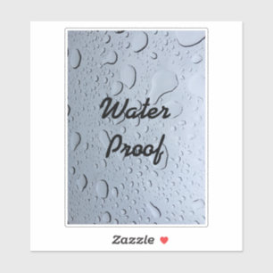 Sticker Eau Proof Drops Splash Gratuit Personnalisé Cool A