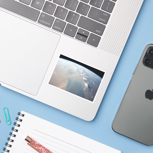 Sticker Eaux Bleues Tropicales Du Golfe Persique. 2 (Ordinateur portable avec iPhone)