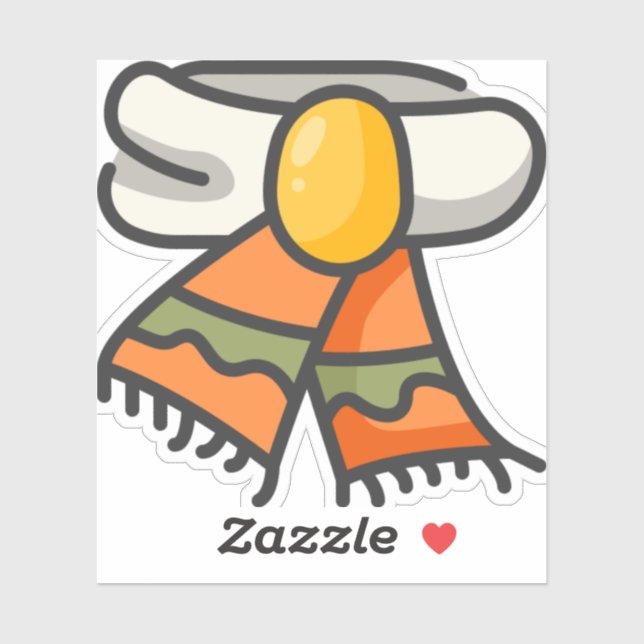 Sticker écharpe (Feuille)