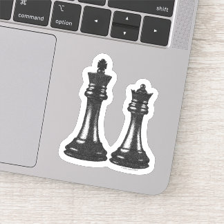 Sticker Échecs "Couple" King & Queen Stiple