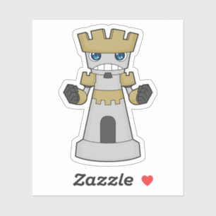 Sticker Échecs Pièce Rook Échecs