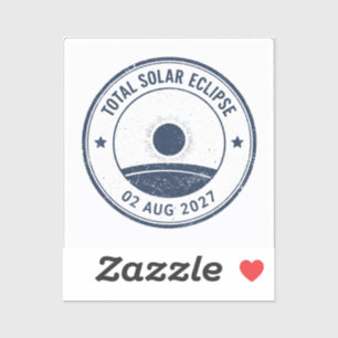 Sticker Éclipse solaire du 2 août 2027