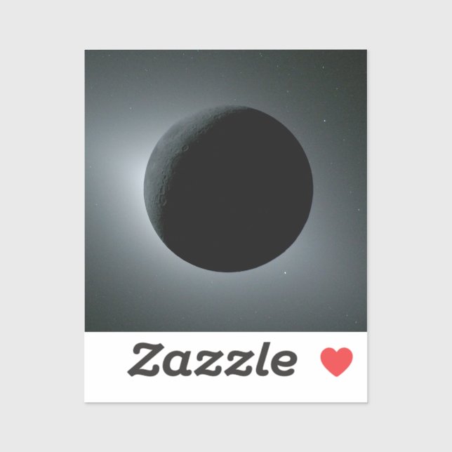 Sticker Éclipse solaire totale Artemis II (Feuille)