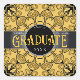 Sticker Eclipse Sunflower Mandala Graduation