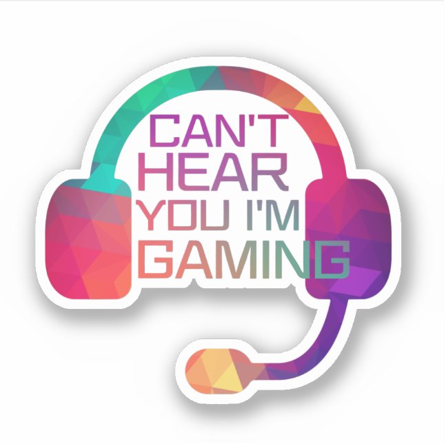 Sticker Écouteurs de jeu pour les joueurs (Devant)